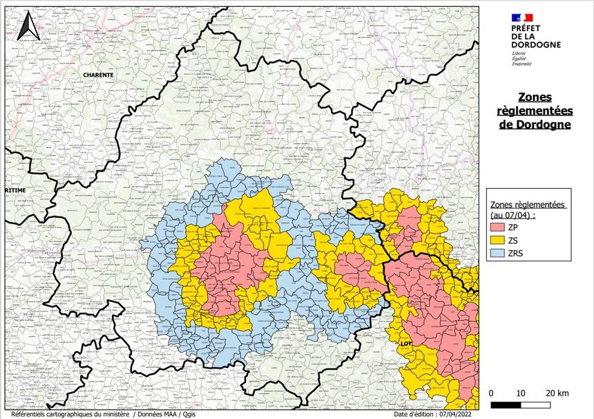 QGIS epidemie